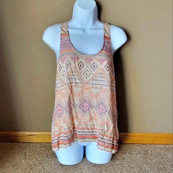 American Eagle Aztec Design Size Medium  Tank Top - Picture 1 of 7